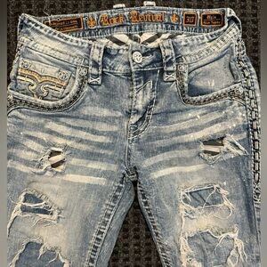Men Rock Revival Jeans size 30